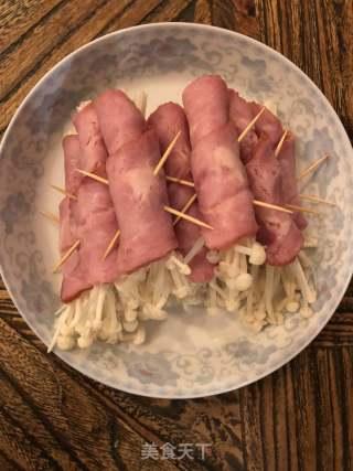 培根金针菇卷的做法视频