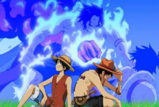 路飞救艾斯视频,兄弟情深震撼全场