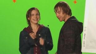 赫敏与罗恩接吻视频,赫敏与罗恩甜蜜接吻视频曝光